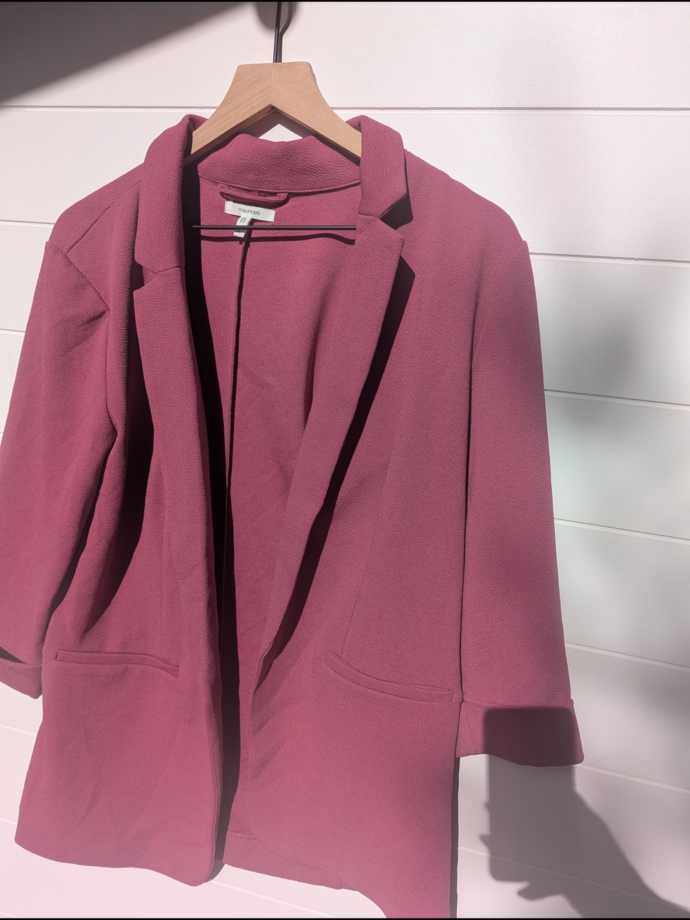 Maurices Blazer Jacket - Plum